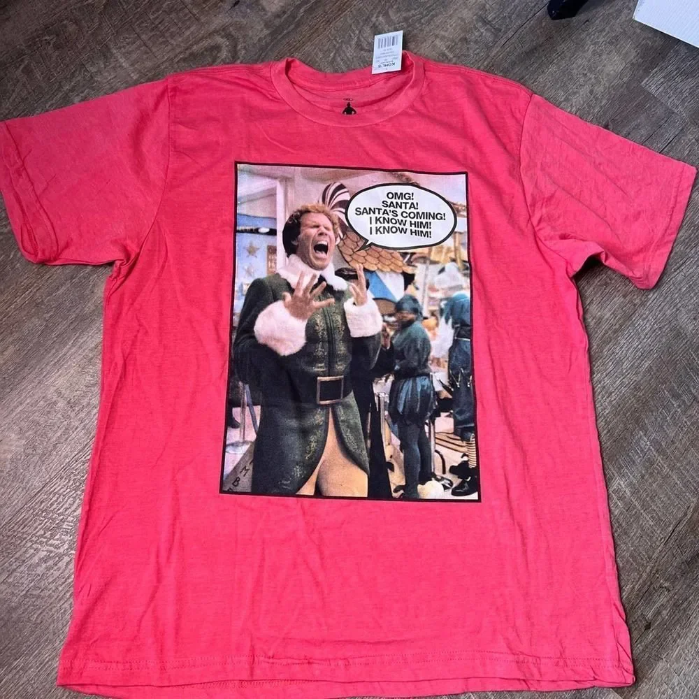 Ripple Junction ELF Christmas T-Shirt-Size XL